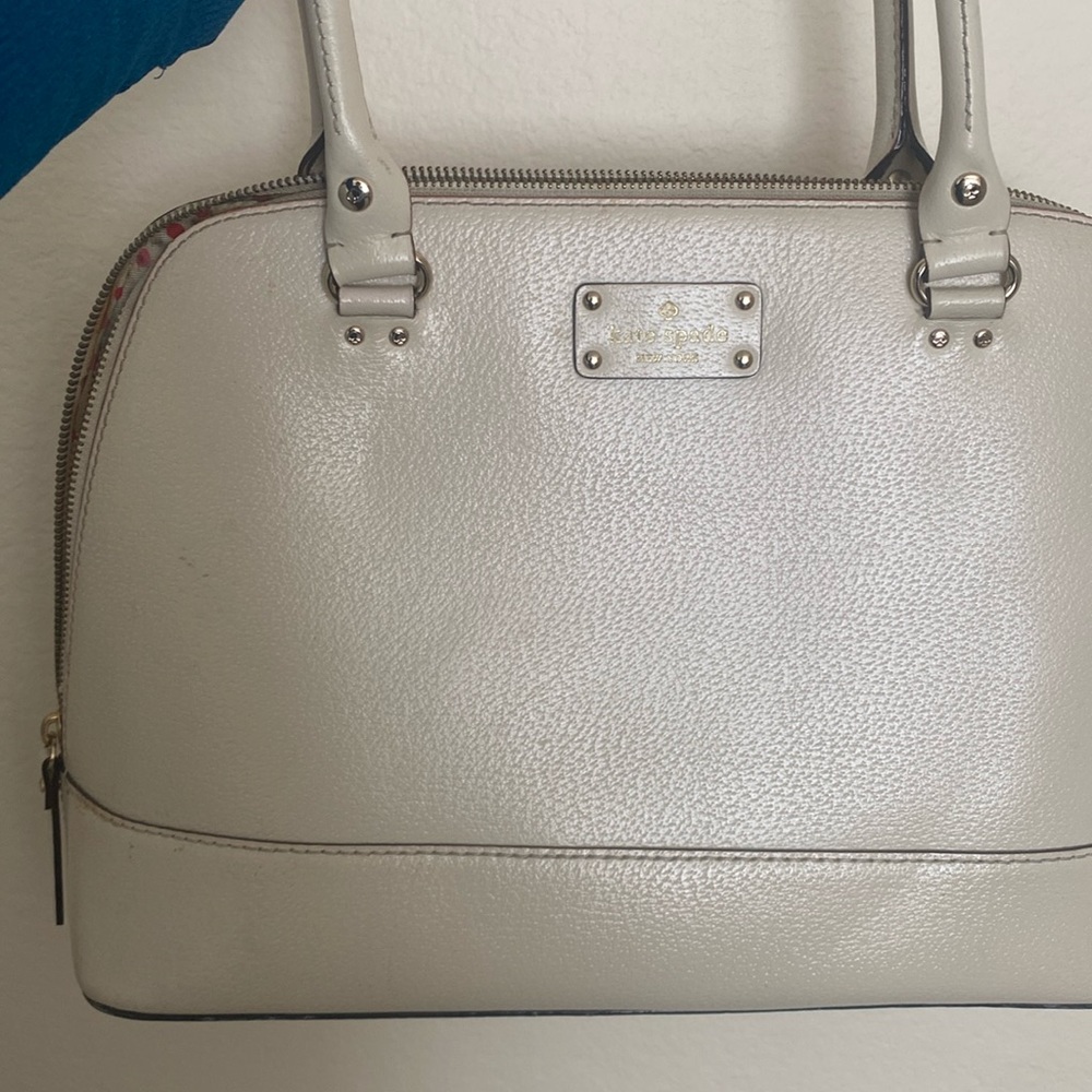 Kate Spade large doctors bag style beige